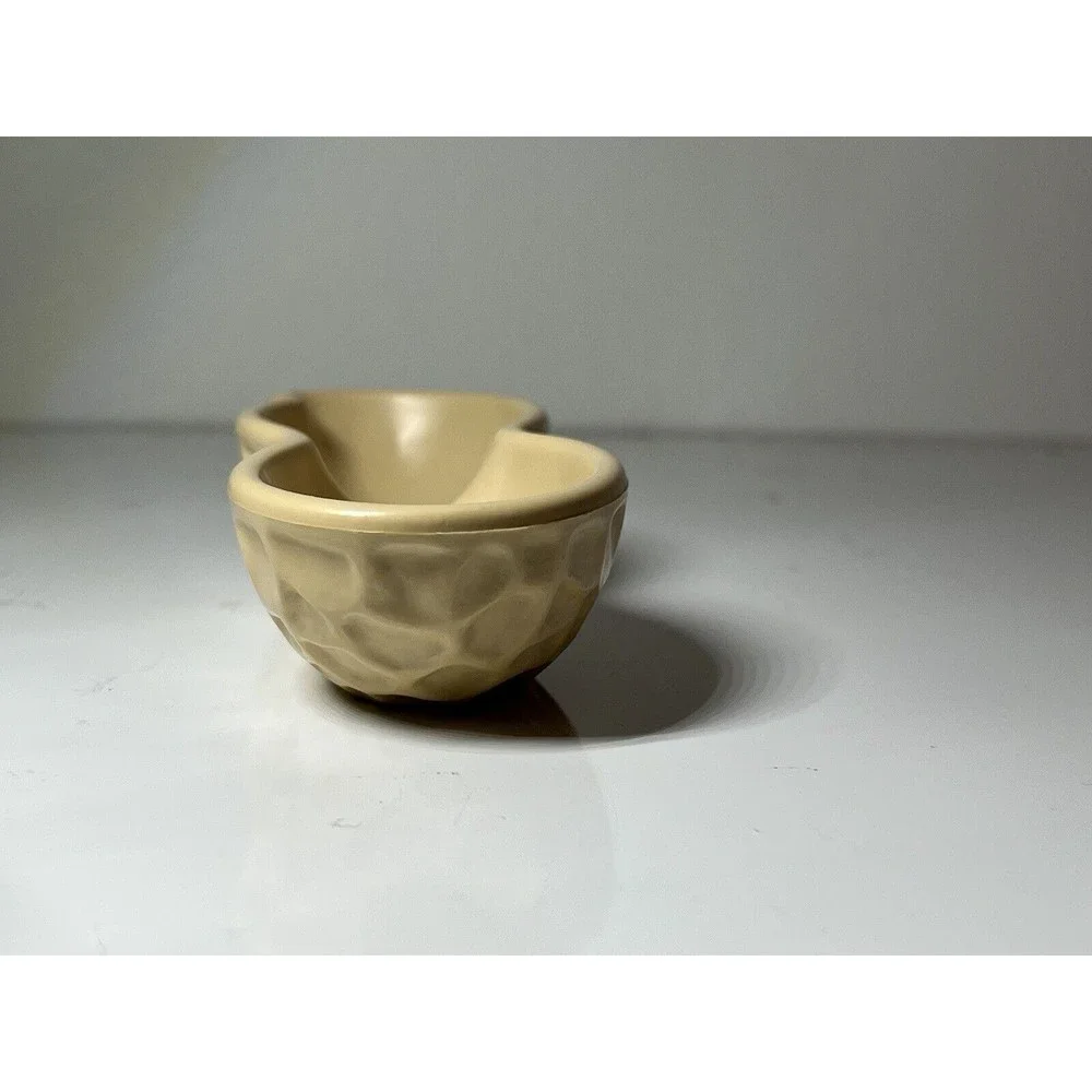 AVON Mr.Peanut Nutty Soap Dish Nut Shell Shaped Bowl Brown 6.5